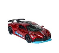 XGFFBAGB Modèle De Voiture De Sport DIVO 1:32, Jouet en Alliage Moulé sous Pression, Collection À Tirer, Cadeau(Rosso,No Box)