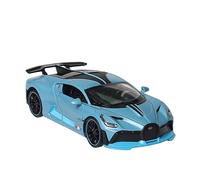 XGFFBAGB Modèle De Voiture De Sport DIVO 1:32, Jouet en Alliage Moulé sous Pression, Collection À Tirer, Cadeau(Blu,No Box)