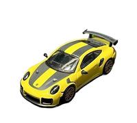 XGFFBAGB Modèle De Voiture De Sport en Alliage 911 GT2 RS À L'échelle 1/64, Souvenir De Collection Statique(Yellow,with Box)