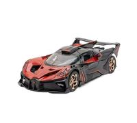 XGFFBAGB Modèle De Voiture De Sport en Alliage Bolide 1:32, Jouets, Véhicule en Métal Moulé sous Pression avec Son Et Lumière, Cadeaux De Décoration(Rosso,with Box)