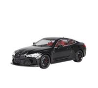 XGFFBAGB Modèle De Voiture De Sport en Alliage Moulé sous Pression pour Coupé M4 G82, Échelle 1:24, Véhicules De Collection en Métal, Jouets, Cadeau(Black,with Box)