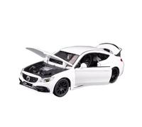 XGFFBAGB Modèle De Voiture en Alliage 1/32 pour C63S, Jouets, Ornements en Métal, Collection, Cadeaux(White,with Box)