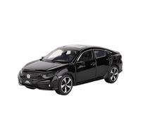 XGFFBAGB Modèle De Voiture en Alliage Moulé sous Pression pour Civic, Échelle 1:32, Jouets Sonores Et Lumineux, Objets De Collection, Cadeaux(Black,with Box)
