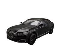 XGFFBAGB Modèle De Voiture en Alliage Moulé sous Pression pour La Série 7 760 LI, Échelle 1:24, Collection De Jouets Sonores Et Lumineux, Cadeau(Black A,No Box)