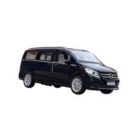 XGFFBAGB Modèle De Voiture en Alliage Moulé sous Pression pour V260 MPV, Jouet en Métal, Véhicule Professionnel, Collection, Son Et Lumière, Cadeau, 1/32(Black,No Box)