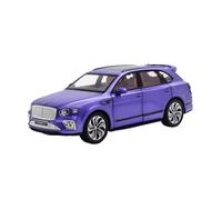 XGFFBAGB Modèle De Voiture Jouet en Alliage Moulé sous Pression pour SUV Bentayga, Échelle 1:24, Son Et Lumière, Cadeau De Collection(Purple,with Box)