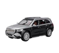 XGFFBAGB Modèle De Voiture Jouet en Alliage Moulé sous Pression pour SUV Maybach GLS600, Échelle 1:24, Cadeau De Collection(Silver,with Box)
