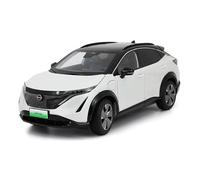 XGFFBAGB Modèle de voiture moulé sous pression pour Ariya 1:18, véhicule statique en métal, jouets, collection passe-temps, 2022 (blanc avec boîte)