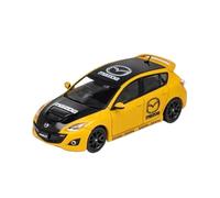 XGFFBAGB Modèle De Voiture Moulé sous Pression pour Axela2 Mazda Speed 3 MPS, 1/64(Yellow,with Box)