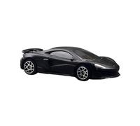 XGFFBAGB Modèle De Voiture Moulé sous Pression pour Mclaren 600LT, Véhicule De Collection, Jouet Cadeau, 1/64(Black,No Box)