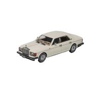 XGFFBAGB Modèle De Voiture Moulé sous Pression, pour Rolls-Royce Silver Spur, 1/64(White,with Box)