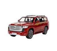 XGFFBAGB Modèle De Voiture SUV LC300 en Alliage Moulé sous Pression, Échelle 1/32, Son Et Lumière, Collection, Cadeaux, Jouets(Rosso,No Box)
