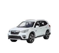 XGFFBAGB Modèle De Voiture Tout-Terrain en Alliage Moulé sous Pression pour SUV Forester, Échelle 1/32, Jouet, Cadeau(White,with Box)