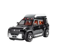 XGFFBAGB Modèle De Voiture Tout-Terrain en Alliage Moulé sous Pression pour SUV U8, Échelle 1:24, Cadeau(Black,No Box)