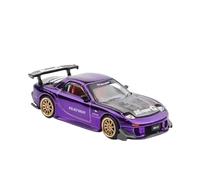 XGFFBAGB Modèle Réduit De Voiture À Carrosserie Large Amemiya GT-R V8 Drift (Kenmer) /RX7 RE À L'échelle 1/64, en Alliage Moulé sous Pression(Purple B,No Box)