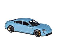 XGFFBAGB Modèle Réduit De Voiture De Collection Moulé sous Pression pour Taycan Turbo S À L'échelle 1:24(Blu,with Box)