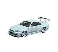 XGFFBAGB Modèle Réduit De Voiture en Alliage 1/64 pour GT-R R34 Nismo Z-Tune(White B,No Box)