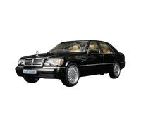 XGFFBAGB Modèle Réduit De Voiture en Alliage Moulé sous Pression, Échelle 1:24, pour W140 S320, Son Et Lumière, Cadeau(Black,with Box)