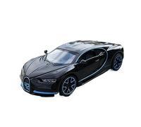 XGFFBAGB Modèle Réduit De Voiture en Alliage Moulé sous Pression pour Bugatti Chiron, Jouet en Métal À L'échelle 1:32, Cadeau pour Enfants(Black,No Box)
