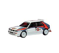 XGFFBAGB Modèle Réduit De Voiture en Métal Moulé sous Pression Au 1/64 pour Lancia Delta HF Evo Et Martini 3(White,with Box)