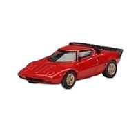 XGFFBAGB Modèle Réduit De Voiture en Métal Moulé sous Pression Au 1/64 pour Lancia Delta HF Evo Et Martini 3(Rosso,No Box)