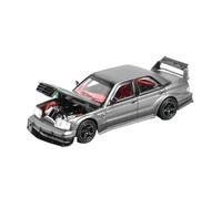 XGFFBAGB Modèle Réduit De Voiture Moulé sous Pression W201 190E 1/64(Gray B,with Box)