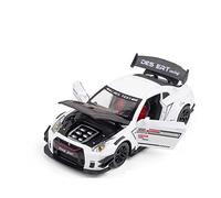 XGFFBAGB Modèle Réduit en Alliage Moulé sous Pression pour GTR R35, Jouet À Tirer, Échelle 1/24(White,with Box)