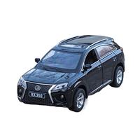 XGFFBAGB Véhicules Miniatures en Alliage Moulé sous Pression pour SUV RX350, Échelle 1:32, Modèle De Voiture, Collection Son Et Lumière, Cadeaux(Black,No Box)