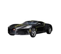 XGFFBAGB Voiture De Sport en Alliage Moulé sous Pression 1/24, Modèle De Voiture Tendance, Décorations, Cadeau(Black,with Box)