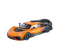 XGFFBAGB Voiture De Sport en Alliage Moulé sous Pression À L'échelle 1:18, Modèle Réduit De Véhicule De Course en Métal, Jouet, Cadeau(Orange,No Box)