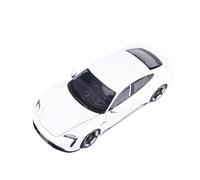 XGFFBAGB Voiture De Sport Taycan Turbo S Moulée sous Pression, Échelle 1:24, Modèle en Alliage, Jouet De Collection, Cadeau(White,No Box)