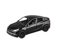 XGFFBAGB Voiture Jouet en Alliage moulé sous Pression 1:32 pour modèles Y/3/X/S/P, Jouet sonore et Lumineux, à Collectionner, Cadeau(Black,No Box)
