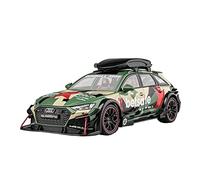 XGFFBAGB Voiture Jouet en Alliage pour Break Quattro 1:24, Modèle De Voiture, Volant, Son Et Lumière, Objet De Collection, Cadeau(Colorful Green,with Box)