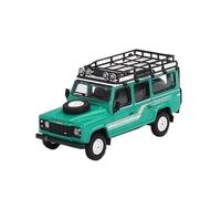 XGFFBAGB Voiture Miniature en Métal Moulé sous Pression Au 1/64 pour Defender 110 1985 County Station Wagon, Vert Trident(with Box)
