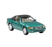 XGFFBAGB Voiture Miniature Vintage SL500 Au 1/64e, Modèle Réduit en Métal Moulé sous Pression, À Offrir(Green,with Box)