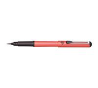 Pentel Pinceau de poche XGFKP/FP10 Ancre noire avec cartouches de recharge orange 13,8x1,7x1,1 cm