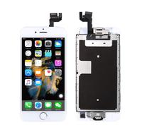 Xgfo Écran Lcd Vitre Tactile Pré-Monté Sur Châssis + Caméra + Bouton Home Pour Iphone 6s 4.7 Pouces Blanc + Outils