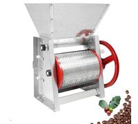 XGHDPBM Éplucheuse Manuelle de Grains de café, décortiqueuse Professionnelle en Acier Inoxydable avec poignée, décortiqueuse Robuste avec Double Orifice de décharge for magasins, fermes et Maisons