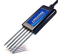 XGHDPBM Humidimètre de Sol, testeur de Haute précision NPK/PH/EC/humidité/température/humidité/sel, testeur de Sol for Jardin, pelouse, Agriculture et Plantes d'intérieur/extérieur(Soil T+H)