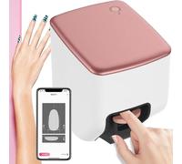 XGHDPBM Imprimante 3D Automatique for Ongles, imprimante numérique Mobile for Nail Art, Machine Portable for Nail Art, Compatible Wi-FI/DIY, 10 Secondes de Travail, contrôle Via Application Mobile