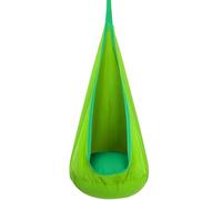 XGHDPBM Siège pivotant Pod, balancelle Lumineuse à LED, Tente hamac de Camping avec Coussin d'air et Accessoires, siège pivotant sensoriel en Coton amélioré, for Jardin intérieur et extérieur(Green)