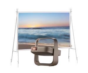 XGIMI Elfin Flip 4K Videoprojecteur Portable Intérieur/Extérieur+Écran 70"