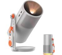 XGIMI MoGo 4 Vidéoprojecteur portable Google TV avec licence Netflix, support réglable à 360°, 2,5 heures de lecture, 2 x 6 W Harman Kardon, projecteur extérieur, Wifi, Bluetooth, avec filtre Sunset