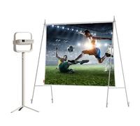 XGIMI Vidéoprojecteur Elfin Flip Plus Pack Complet | 1080P Full HD, Léger et Fin | Projecteur + Support Batterie + Écran 70" | Cinéma Chambre, Jardin, Camping & Soirées Conviviales