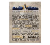 XGINERFEX Broadway Show Life Lessons Motivational Canvas Wall-Art for Home Office Theater Enthusiast Decor(Unframed,16x24inch(40x60cm))