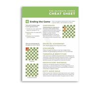 XGINERFEX Chess Victory Conditions Poster Checkmate Draw Tie Rules For Beginners Game Room Classroom Library Art(Unframed,16x24inch(40x60cm))