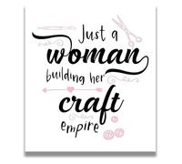 XGINERFEX Craft Room Wall Decor - Sewing Themed Inspirational Poster for Home Office and Sewing Studio(Unframed,08x12inch(20x30cm))