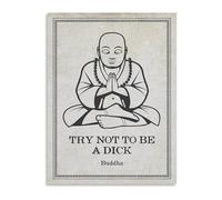 XGINERFEX Dont Be That Person Humorous Quote Poster Funny Wall-Art for Room Office Dorm Apartment Decor(Unframed,08x12inch(20x30cm))