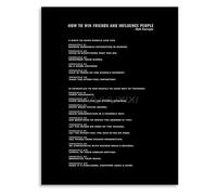 XGINERFEX Interpersonal Wisdom Inspirational Quotes Canvas Poster Wall-Art for Professional Office Study Decor(Unframed,12x18inch(30x45cm))