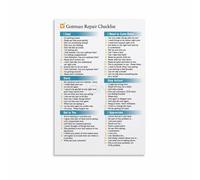 XGINERFEX Love and Understanding Canvas Print - Relationship Building Prompts Checklist, Thoughtful Wall-Art for Husband Wife, Living Room Decor(Framed,16x24inch(40x60cm))